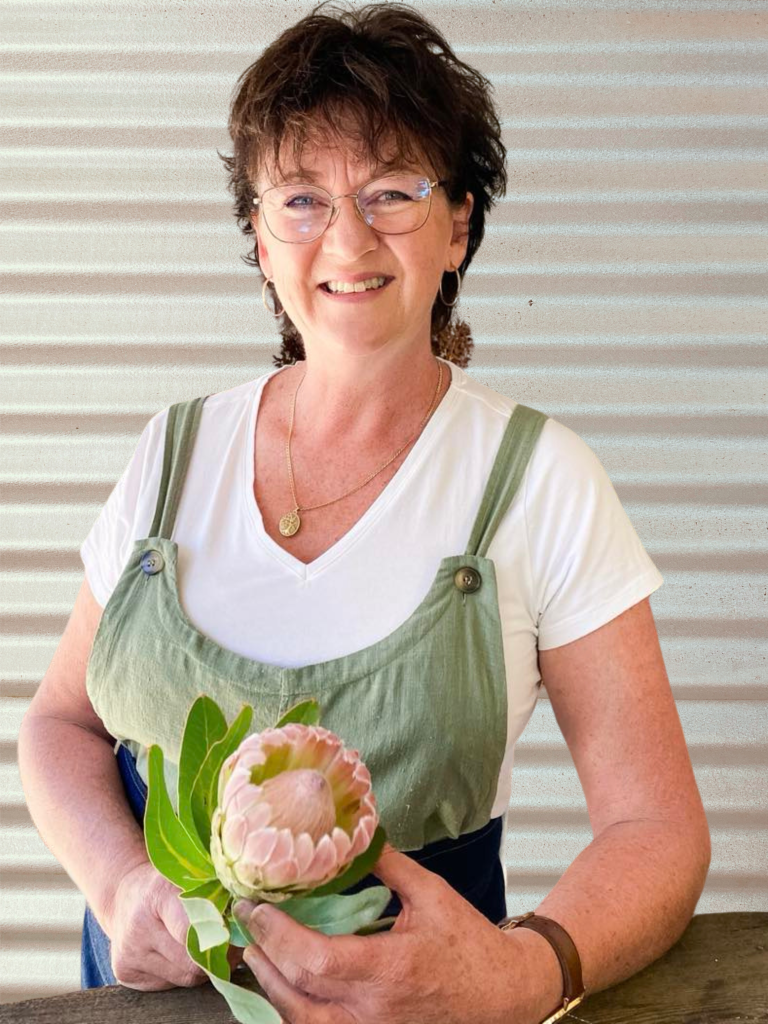 Tania Guest, Floral Designer at The Seasonal Bunch. Local florist in Happy Valley, SA.